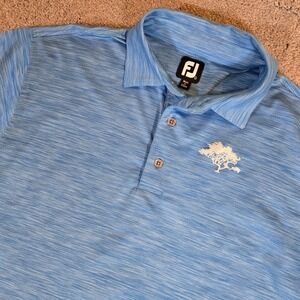 FootJoy Men's Blue Golf Performance Short Sleeve Large